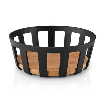 Nordic kitchen leipäkori - Musta, suuri, Ø24,5 cm - Eva Solo