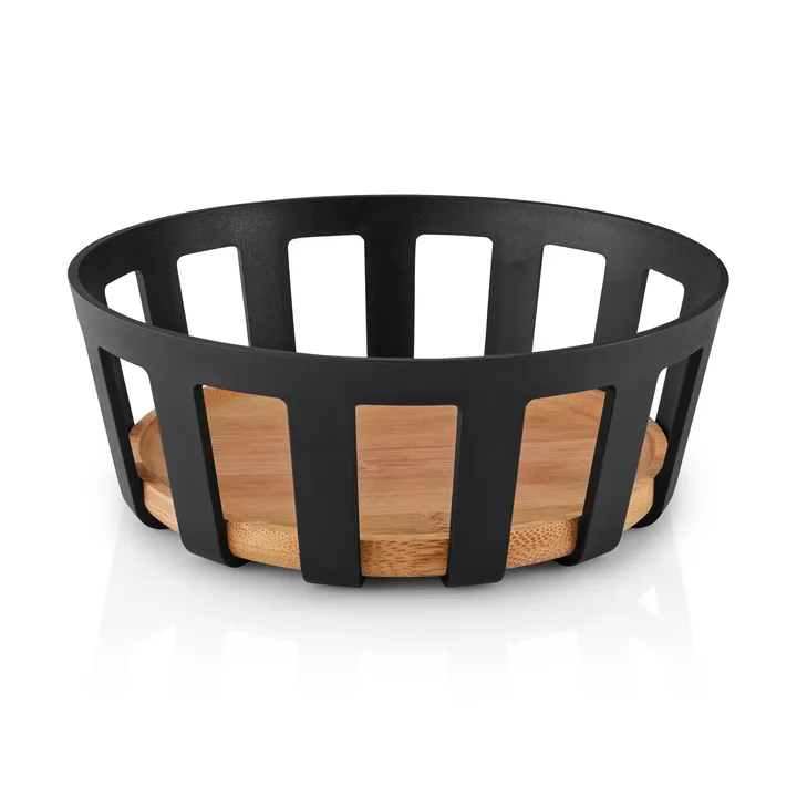 Nordic kitchen leipäkori - Musta, suuri, Ø24,5 cm - Eva Solo