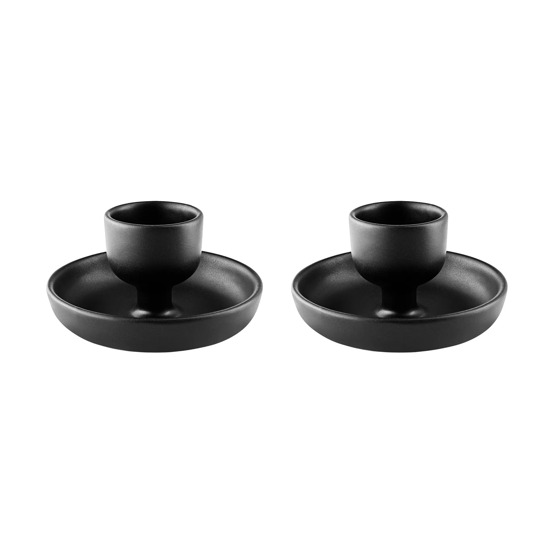 Nordic kitchen munakuppi 2-pack, Musta Eva Solo