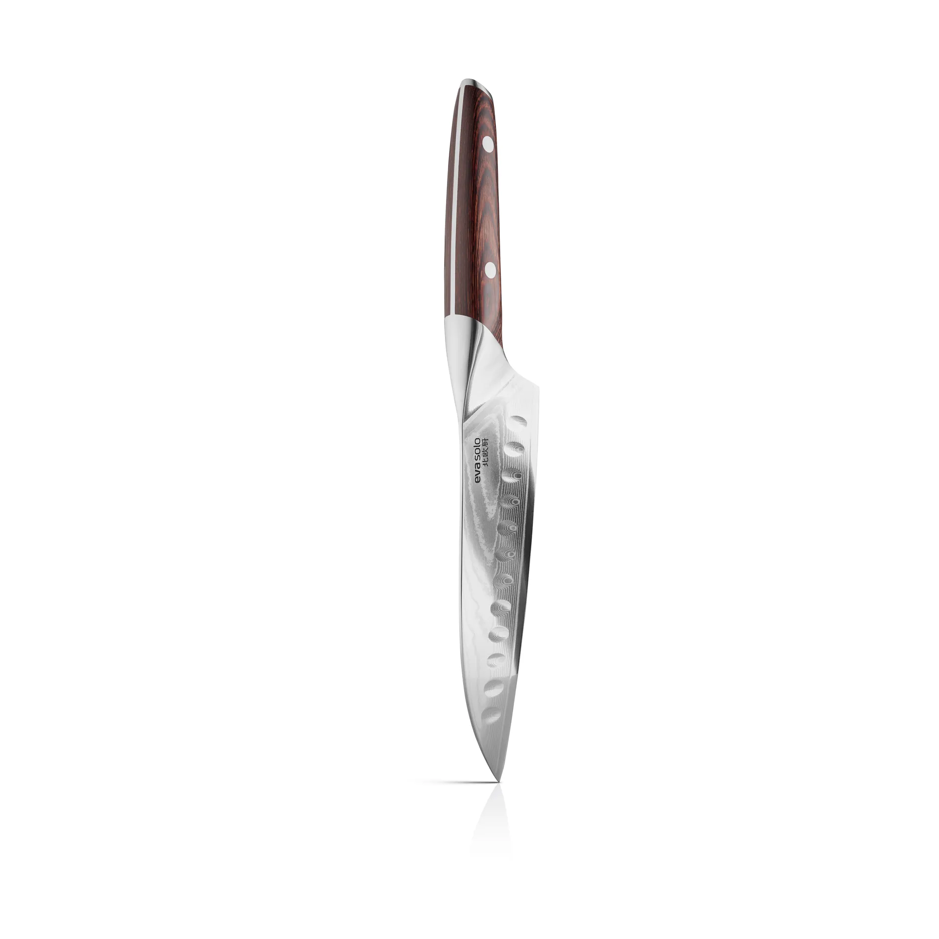Nordic Kitchen santokuveitsi 18 cm, Damaskinteräs Eva Solo