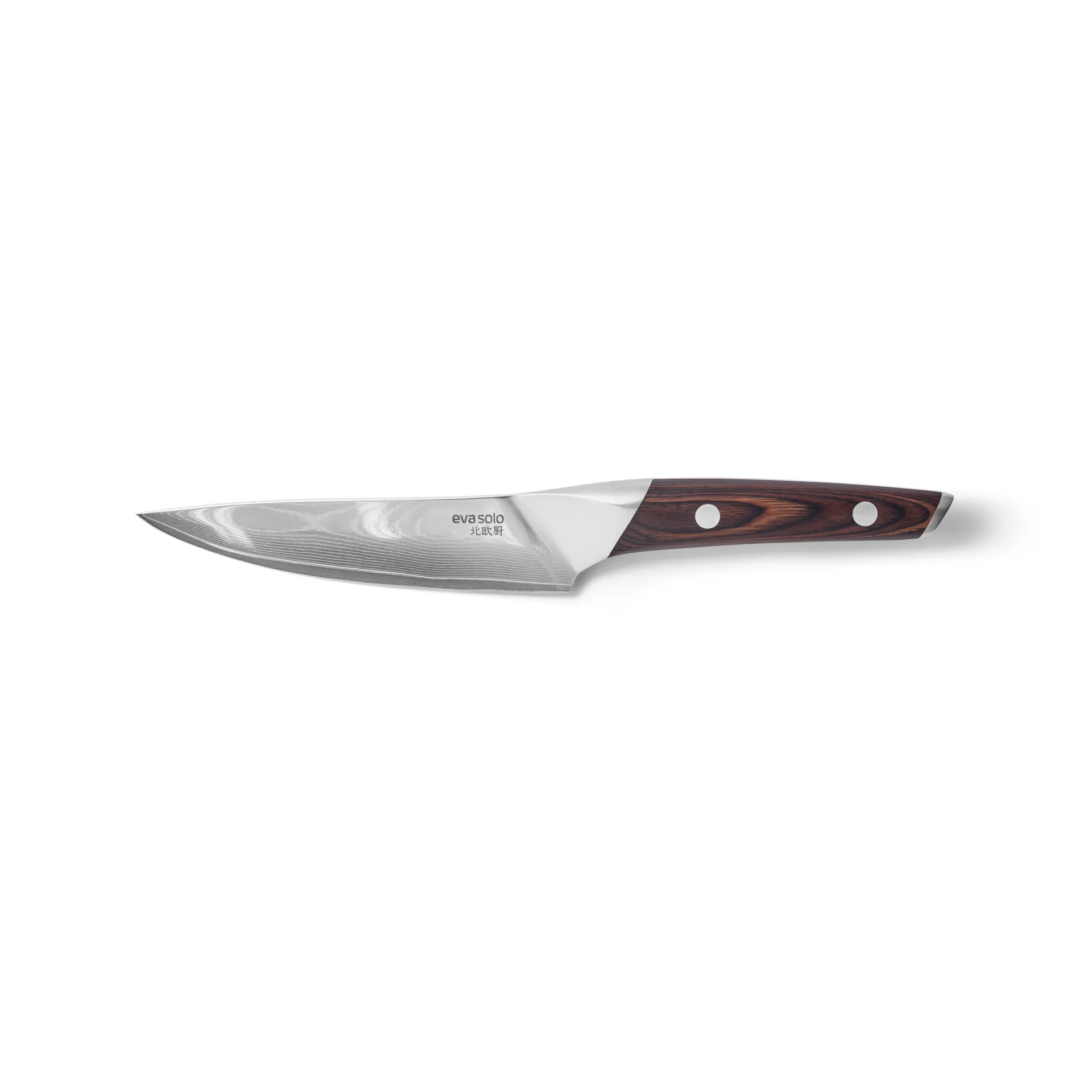 Nordic Kitchen vihannesveitsi 13 cm, Damaskusstål Eva Solo