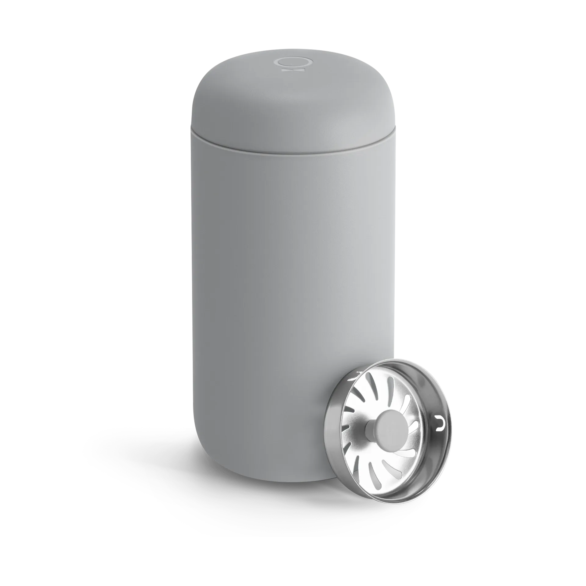 Carter termosmuki roiskesuojalla 35 cl, Matte grey Fellow