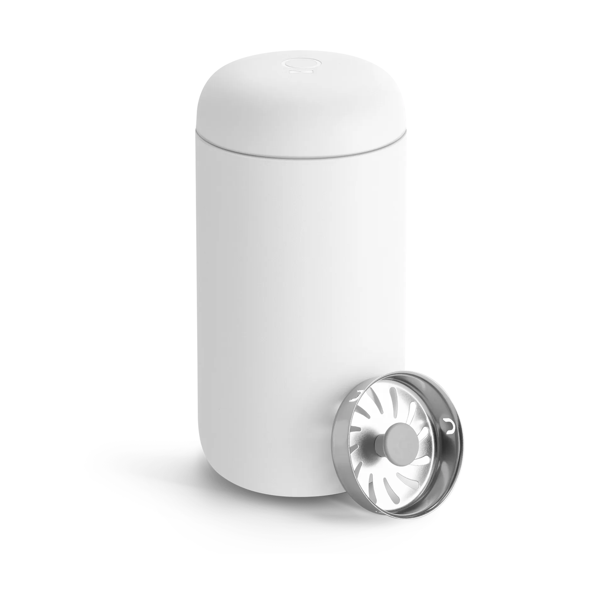 Carter termosmuki roiskesuojalla 35 cl, Matte white Fellow