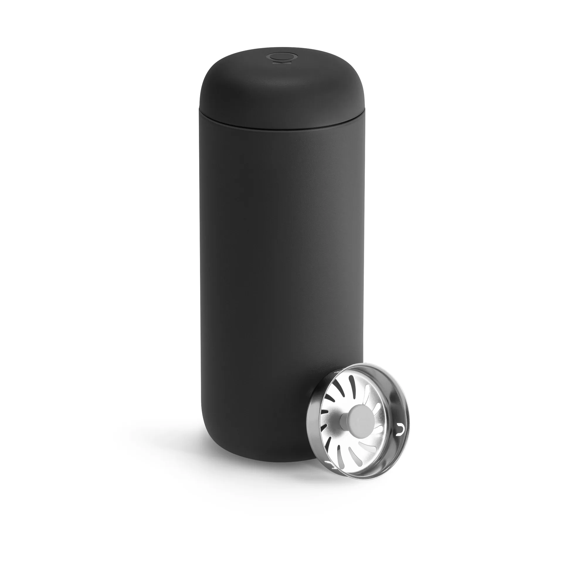 Carter termosmuki roiskesuojalla 47 cl, Matte black Fellow