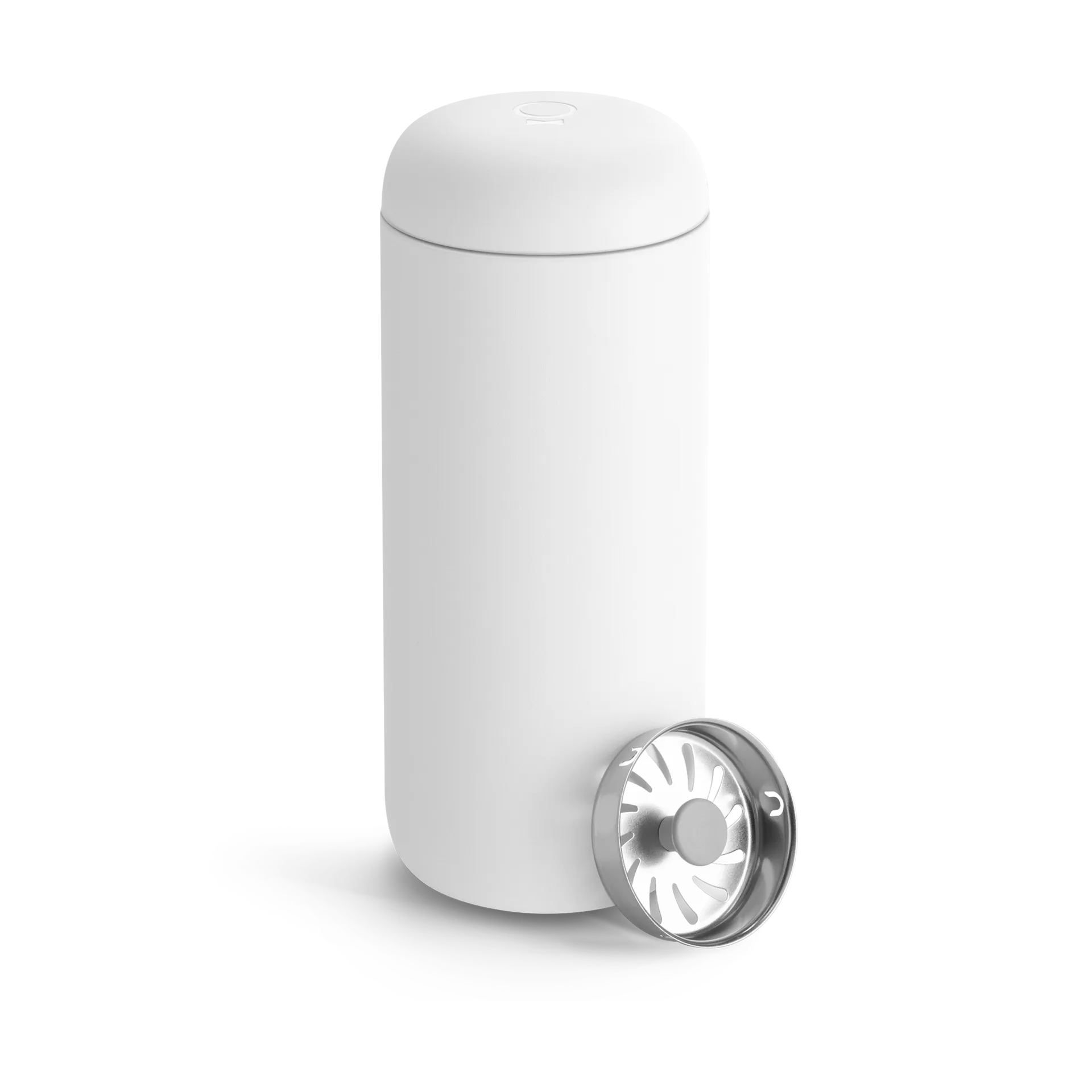 Carter termosmuki roiskesuojalla 47 cl, Matte white Fellow