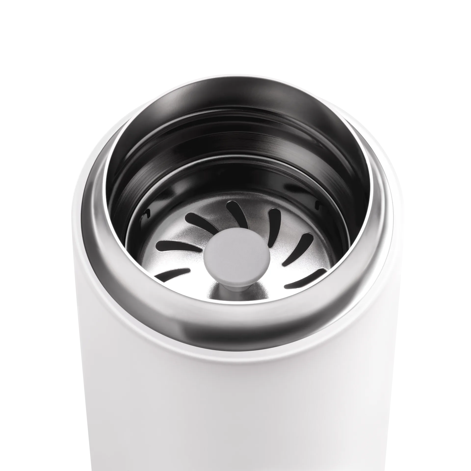 Carter termosmuki roiskesuojalla 47 cl, Matte white Fellow