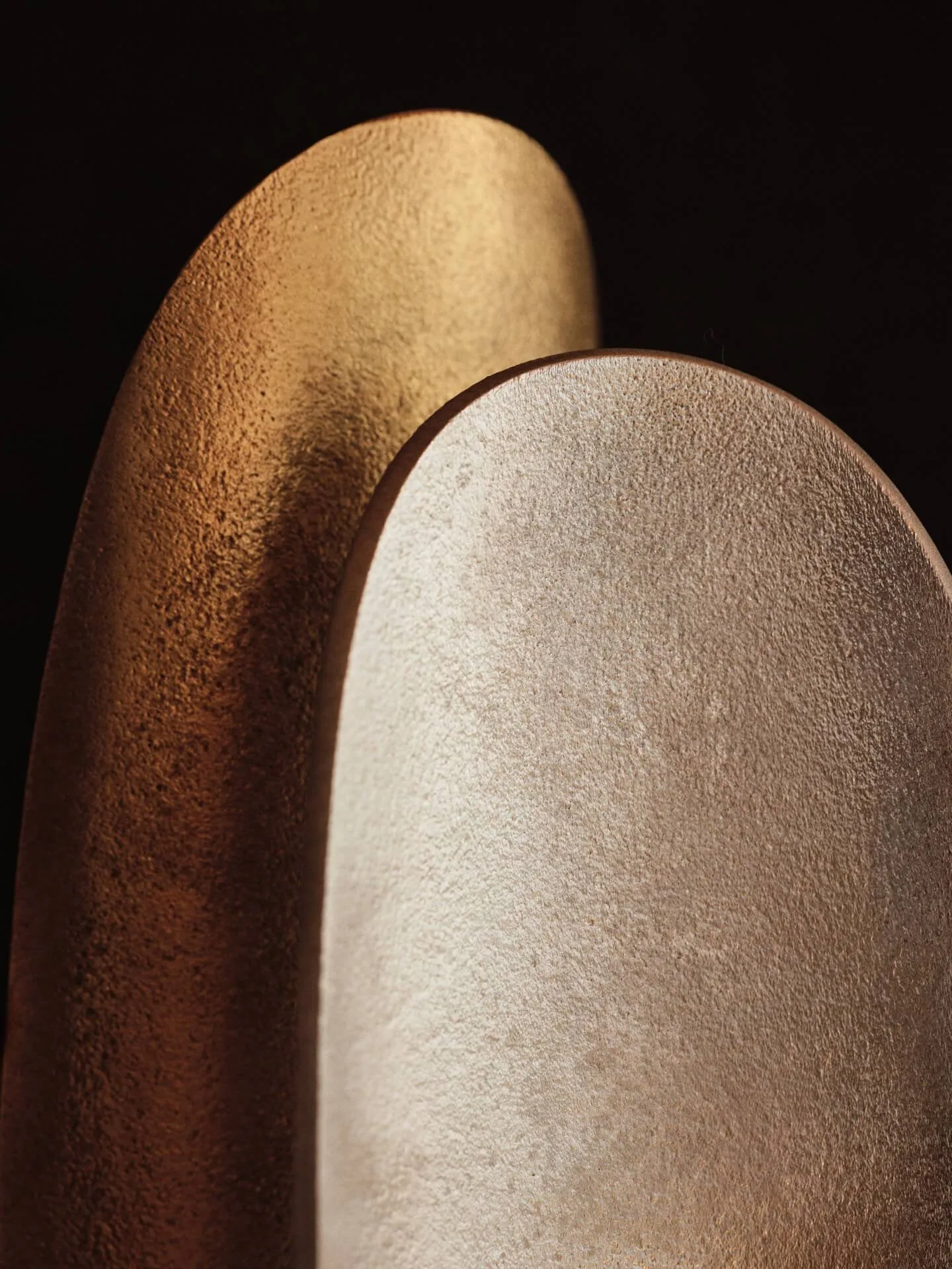 Agapé lattia­kynttilänjalka, Brass finish Ferm Living
