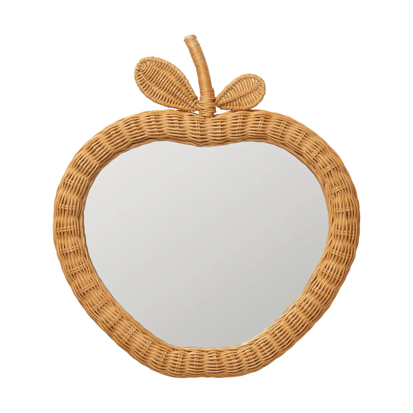 Apple punottu peili, Natural, 40x3x45 cm Ferm Living