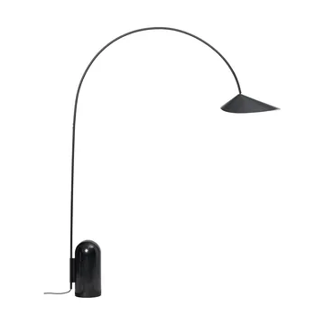 Arum kaareva lattiavalaisin - Black - Ferm Living