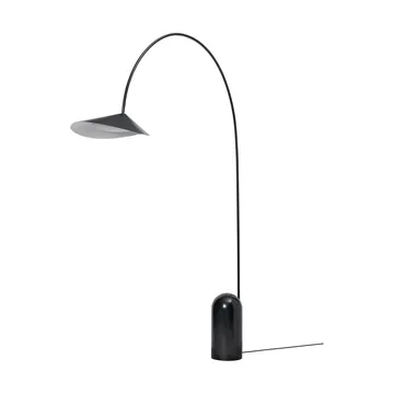 Arum kaareva lattiavalaisin - Black - Ferm Living
