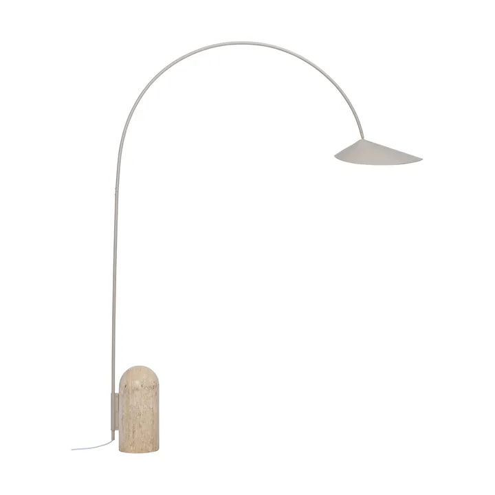 Arum kaareva lattiavalaisin - kasmirvilla - Ferm Living