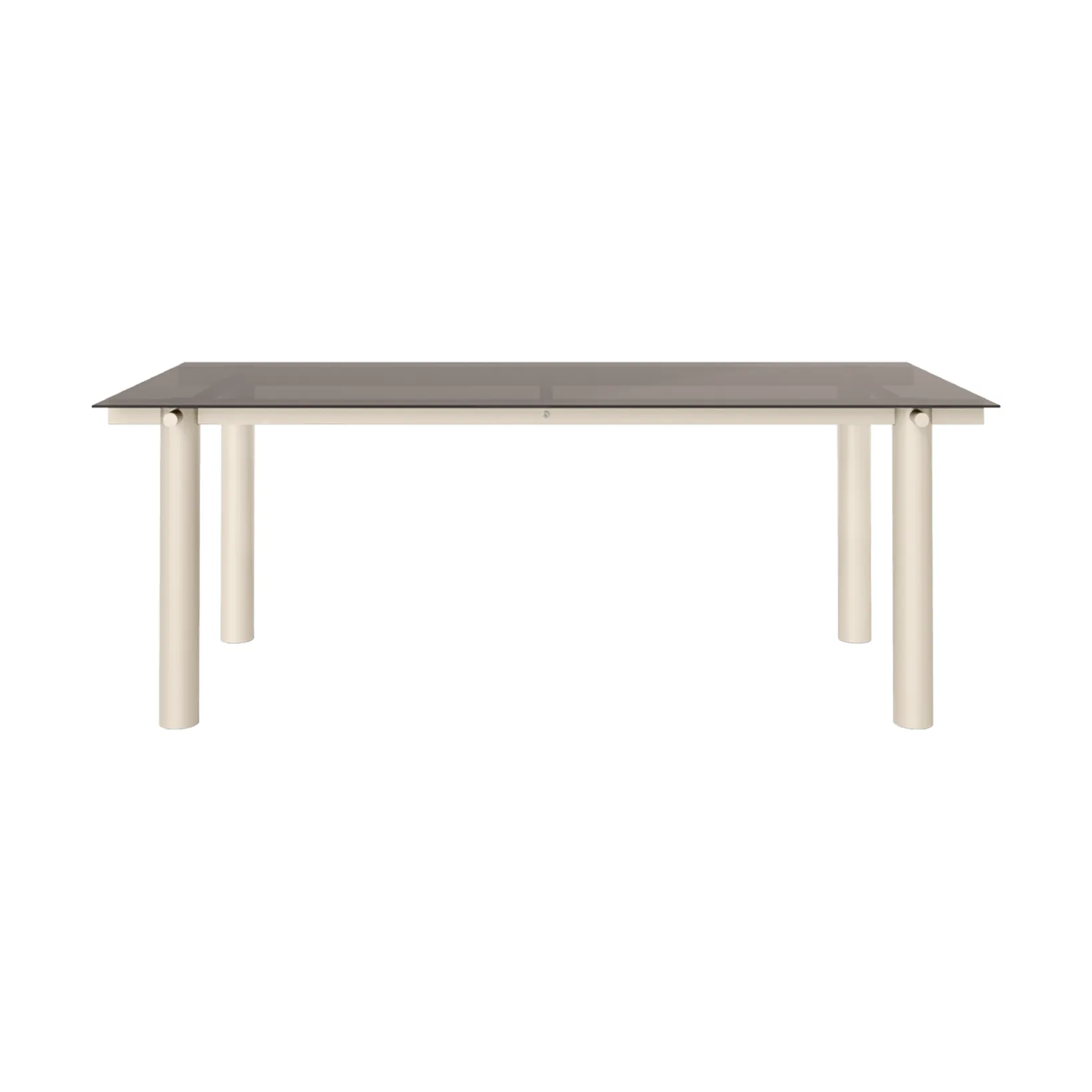 Atura ruokapöytä, Light cashmere-tummasävytteinen lasi, 90x200 cm Ferm Living