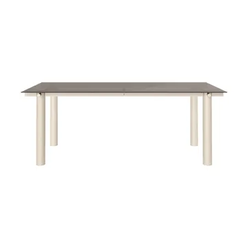 Atura ruokapöytä - Light cashmere-tummasävytteinen lasi, 90x200 cm - Ferm Living