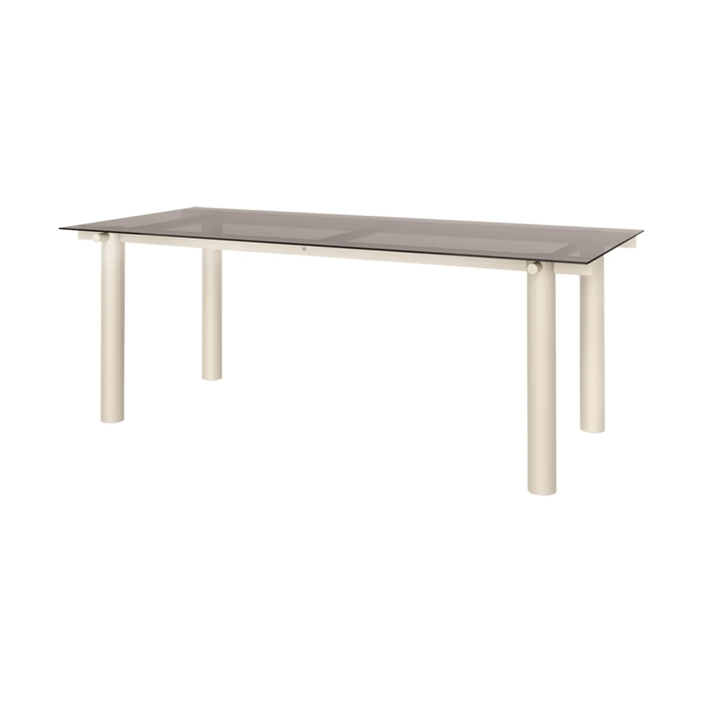Atura ruokapöytä, Light cashmere-tummasävytteinen lasi, 90x200 cm Ferm Living
