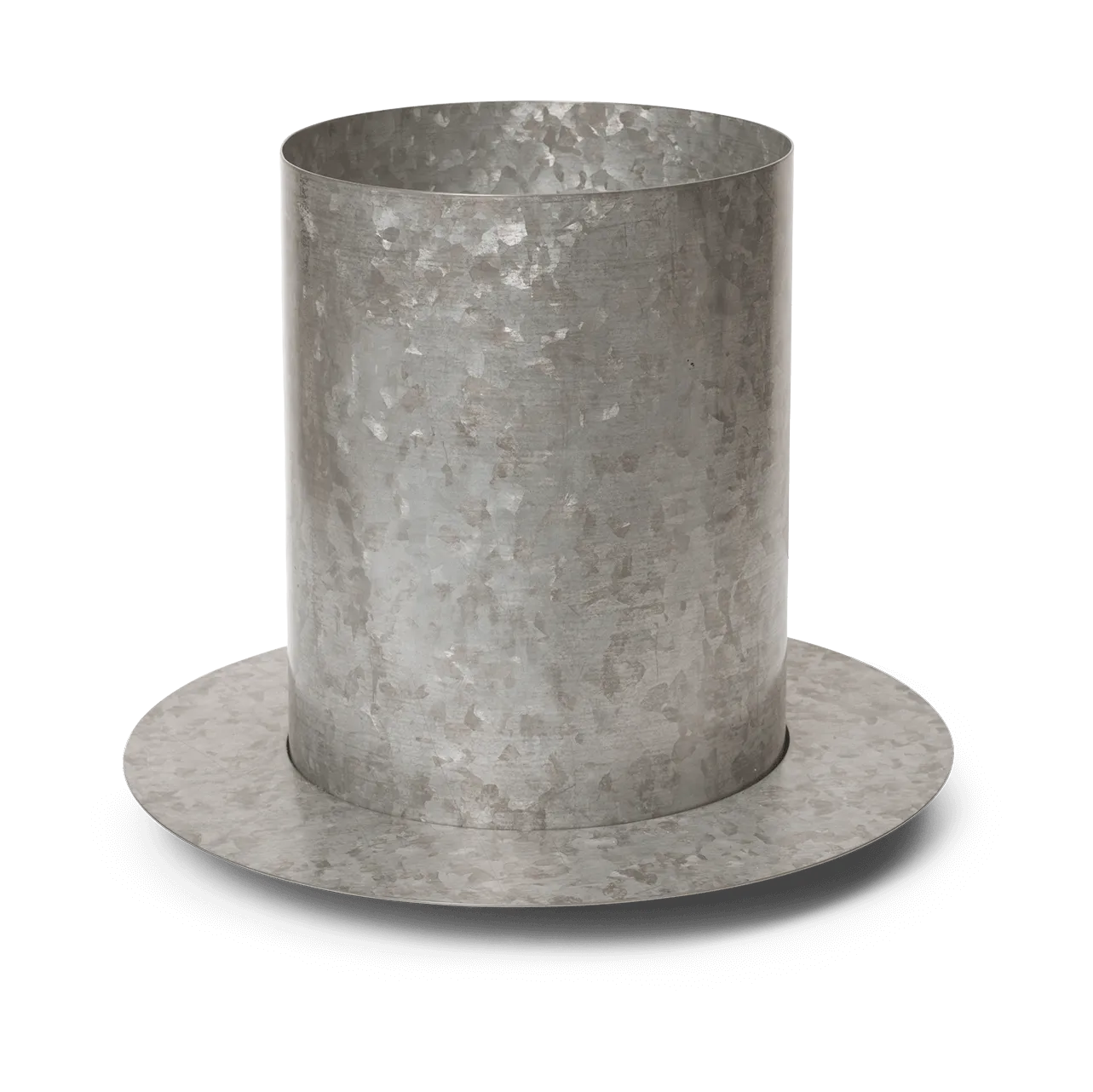 Auran ruukku medium 26,6 cm, Galvanized iron Ferm Living