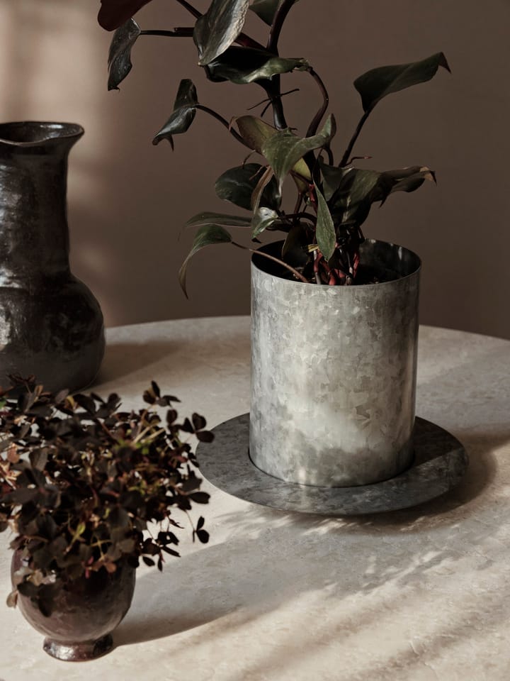 Auran ruukku medium 26,6 cm, Galvanized iron Ferm Living