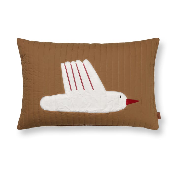 Bird tikattu tyyny 60 x 40 cm - Sugar kelp (ruskea) - Ferm Living