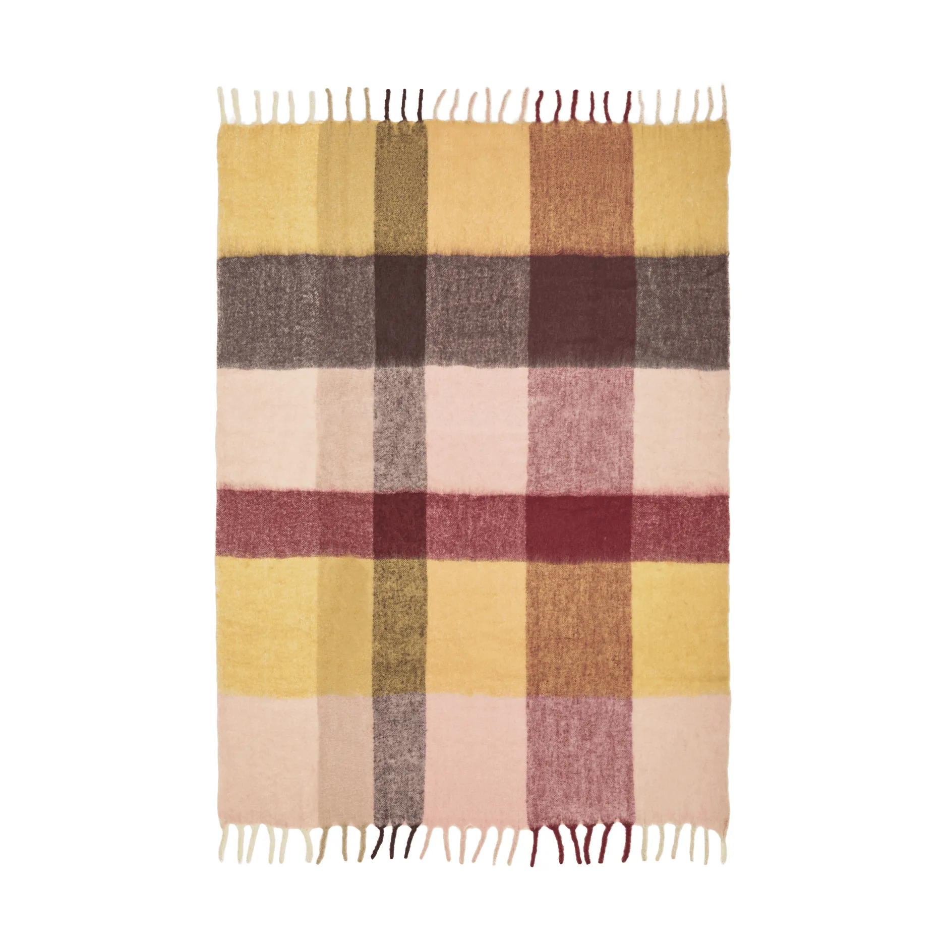 Blur mohair viltti, Butter-pale rose, 130x170 cm Ferm Living