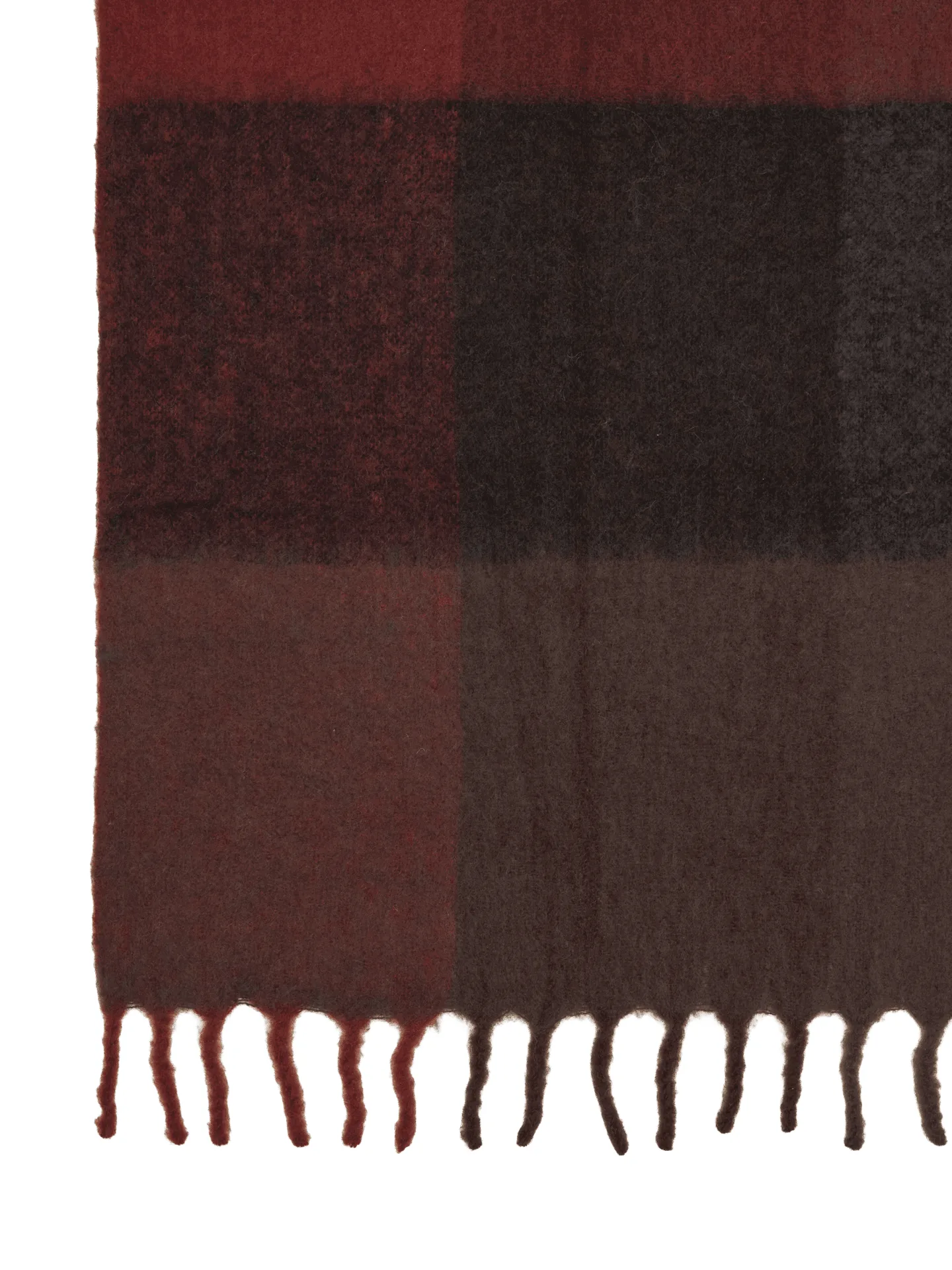 Blur mohair viltti, Dark chocolate-oxide red, 130x170 cm Ferm Living