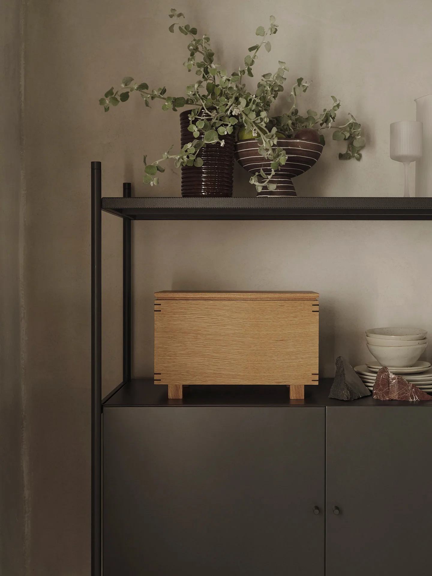 Bon puulaatikko 19x35 cm, Oiled oak Ferm Living