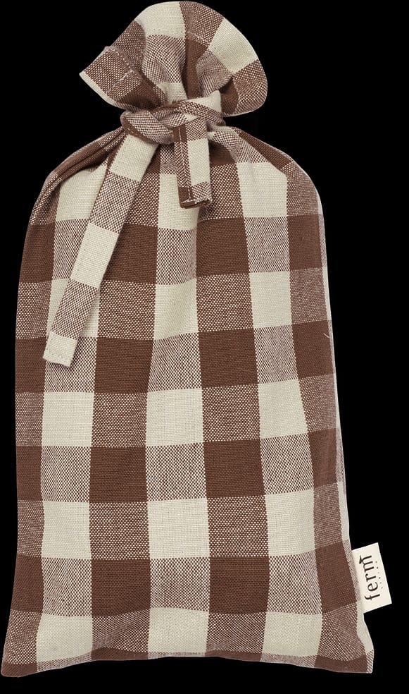 Bothy Check puuvillaservetti 40x40 cm 4-pakkaus, Cinnamon-grey green Ferm Living
