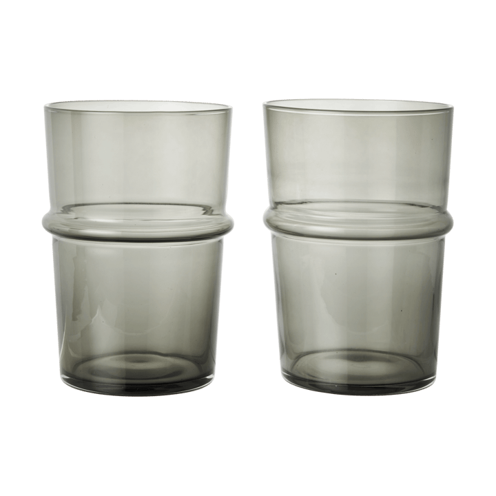 Boya juomalasi korkea 45 cl 2-pack. - Savutettu harmaa - Ferm Living