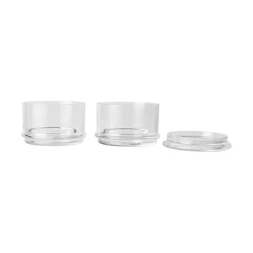 Boya pinottavat purkit - 2 kpl, Clear - Ferm Living