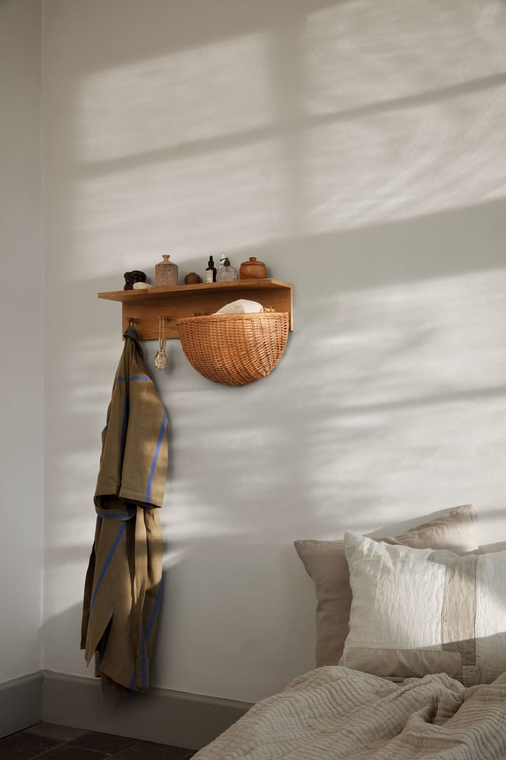 Braided seinäkori 2 kpl, Luonnollinen Ferm Living