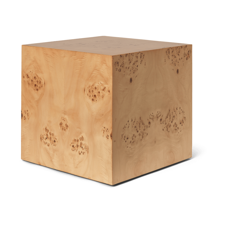 Burl Cube sivupöytä 40x40 cm - Natural - Ferm Living
