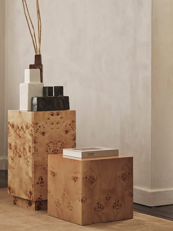Burl Cube sivupöytä 40x40 cm, Natural Ferm Living