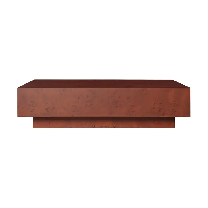 Burl sohvapöytä 70x117x30 cm - Tummaksi petsattu - Ferm Living