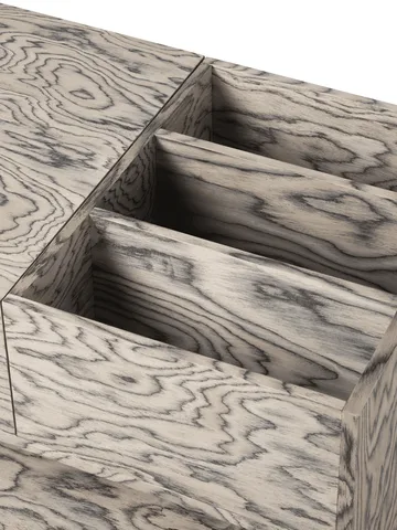 Cabri mediakaappi - Grey, 86x45x81 cm - Ferm Living