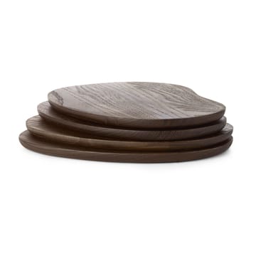 Cairn butter boards tarjotin 4 osaa - Dark Brown - Ferm Living