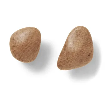 Cairn koukku 2 osaa - Oak - Ferm Living