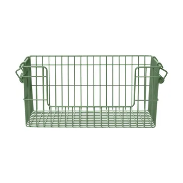 Cala kori pinottava 2-pakkaus - Verdant green, 28,7x18x13 cm - Ferm Living