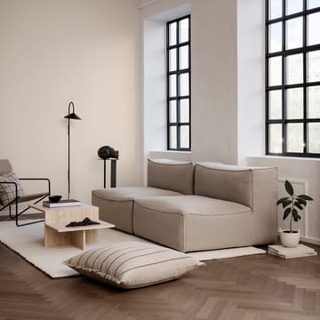 Calm tyyny camel-black - 78x78 cm - Ferm Living