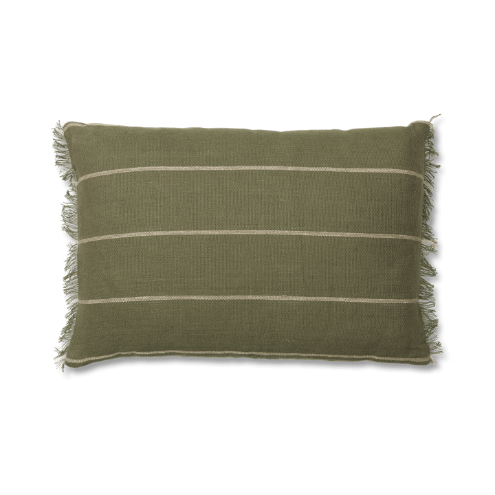 Calm tyynynpäällinen 40x60 cm - Oliivi-vaaleanbeige - Ferm Living