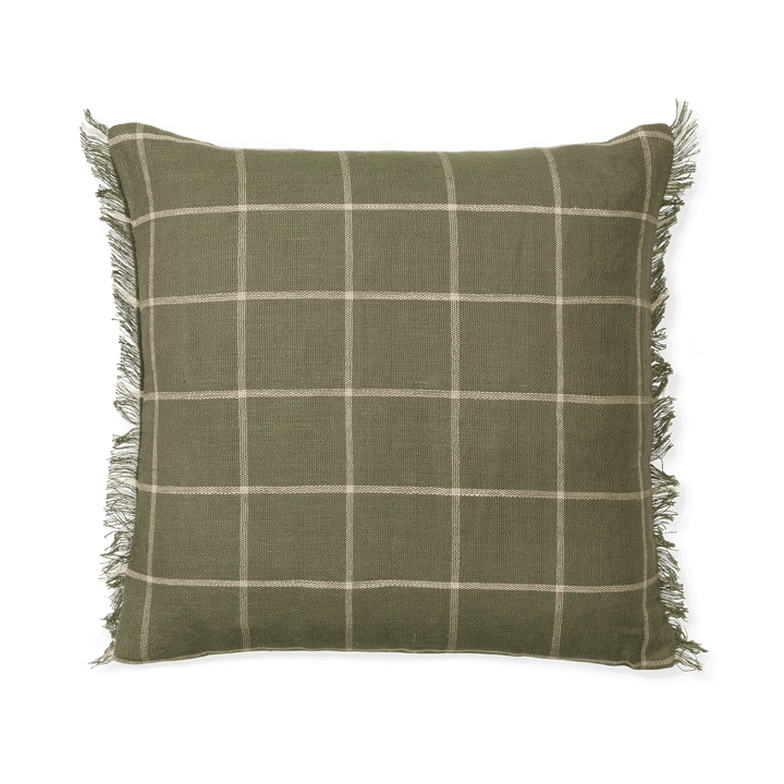 Calm tyynynpäällinen 50x50 cm - Oliivi-vaaleanbeige - Ferm Living