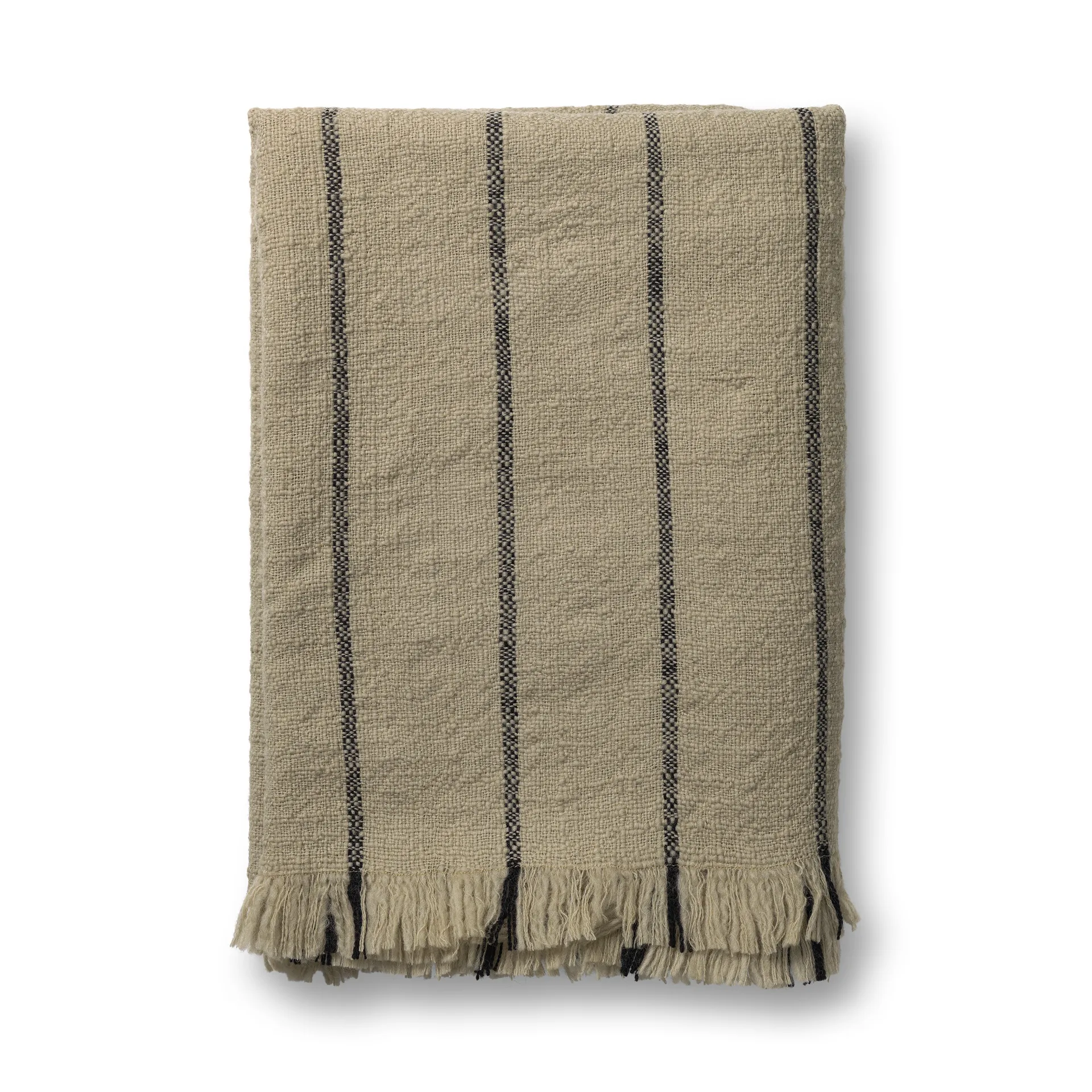 Calm villahuopa 120 x 180 cm, Camel/Black Ferm Living