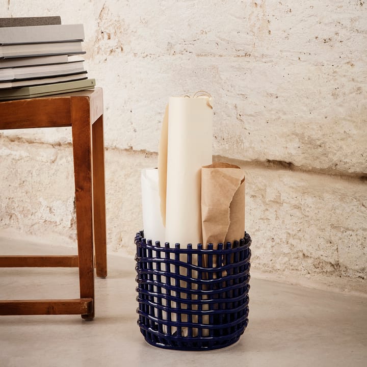 Ceramic punottu kori Ø 23,5 cm, Sininen Ferm Living