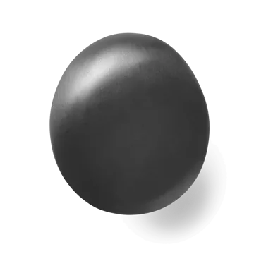 Chanterelle koukku - Black brass - Ferm Living