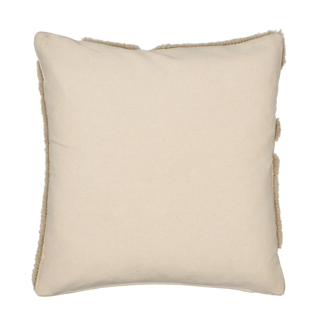 Cilla tuftattu tyyny, Off-white-parchment, 50x50 cm Ferm Living