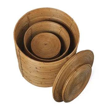 Column säilytyssetti 3 osaa - Natural Stained - Ferm Living