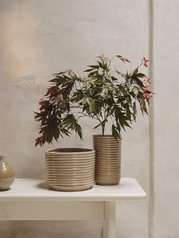 Corduroy maljakko 21 cm - Cashmere - Ferm Living
