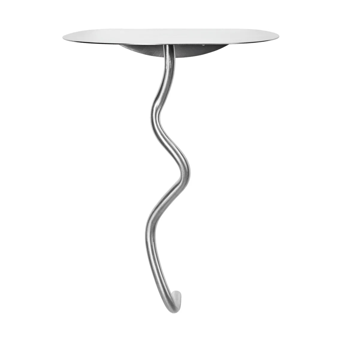 Curvature seinäpöytä, ruostumaton teräs Ferm Living
