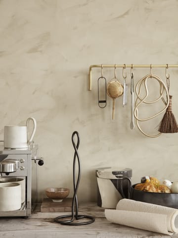 Curvature talouspaperiteline - Musta messinki - Ferm Living