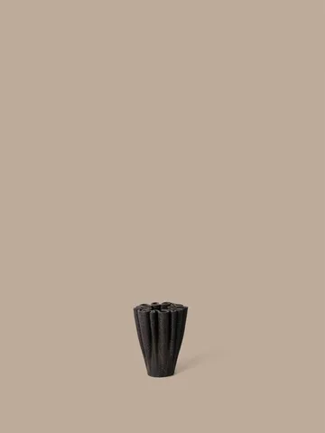 Dedali maljakko 11 cm - Tummanruskea - Ferm Living