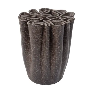Dedali maljakko 18 cm - Tummanruskea - Ferm Living
