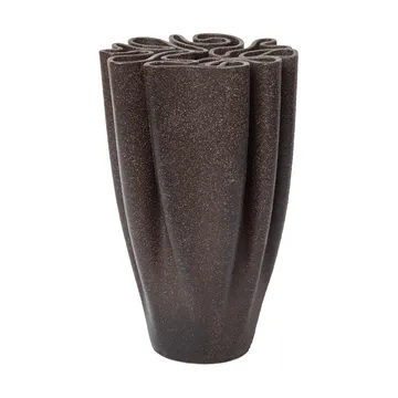 Dedali maljakko 25 cm - Tummanruskea - Ferm Living