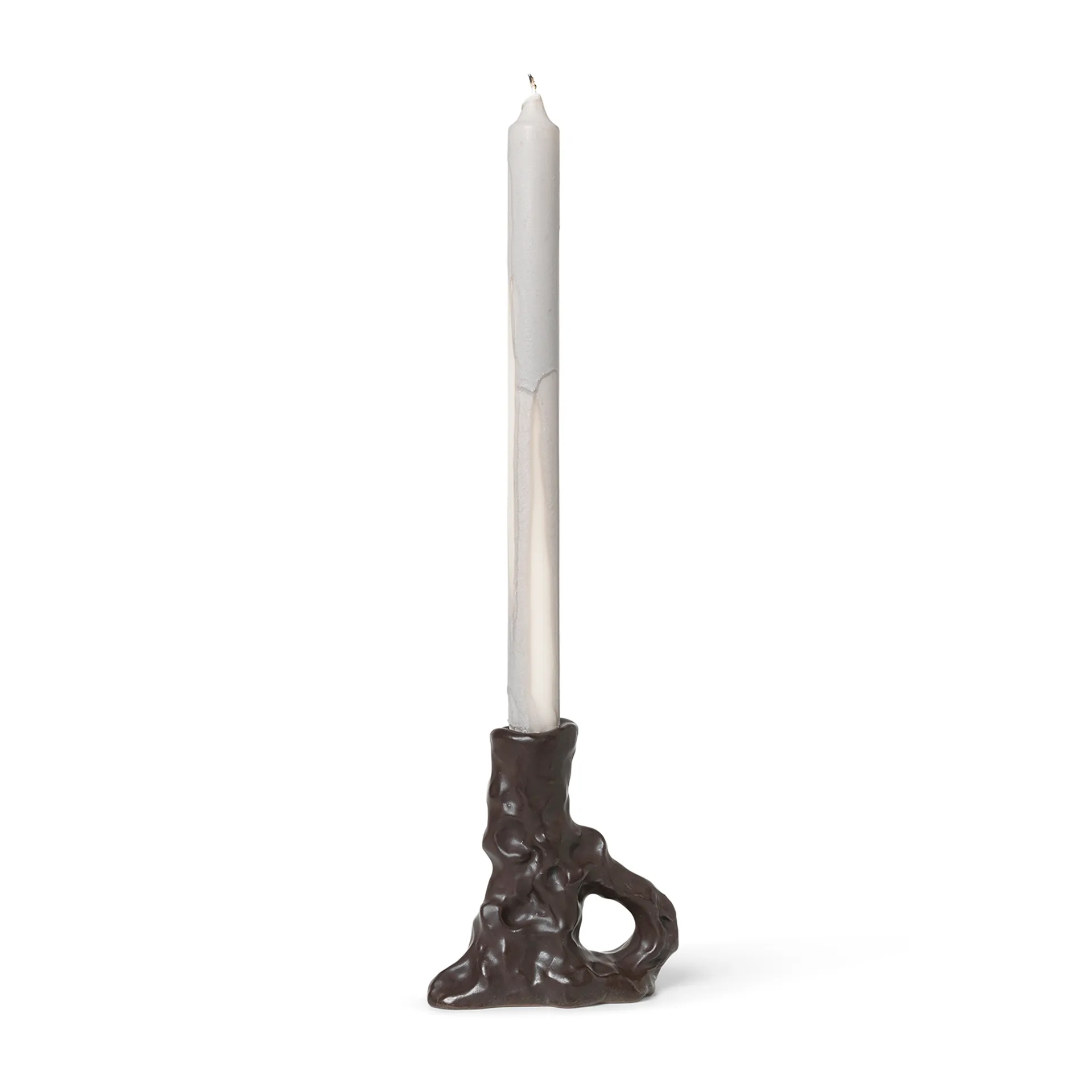 Dito kynttilänjalka, Dark Brown Ferm Living